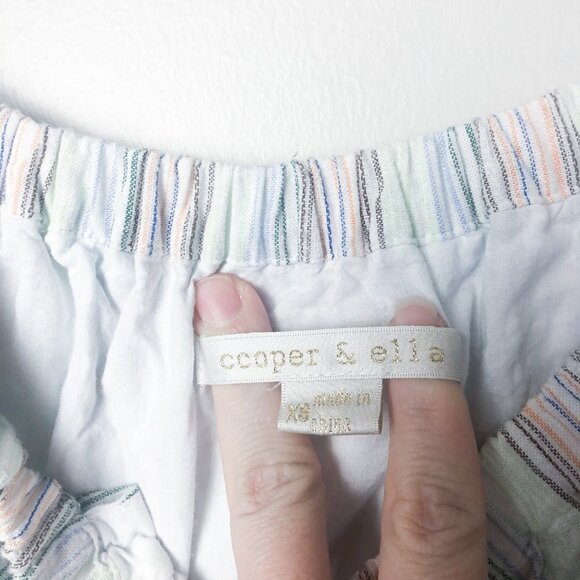 Cooper & Ella Striped Off shoulder Shift Dress - Picture 6 of 7